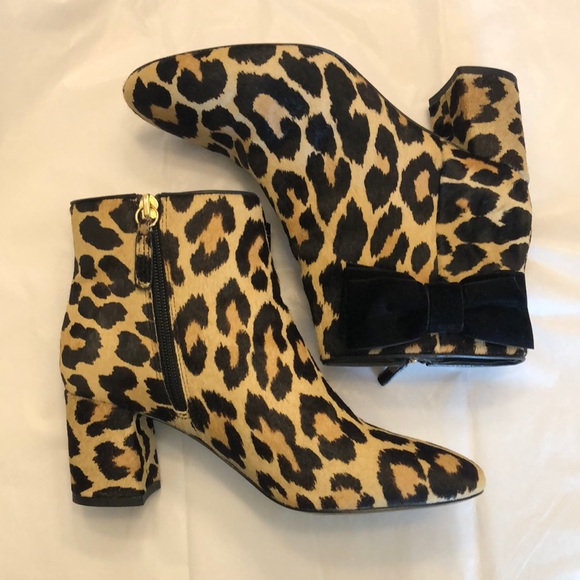 Kate Spade “Holly” Genuine Calf Hair Block Heel Booties, Size 6. Retail $358. - Picture 4 of 16